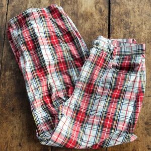 Hunter Bell Plaid Mabel Barrel Leg Pants